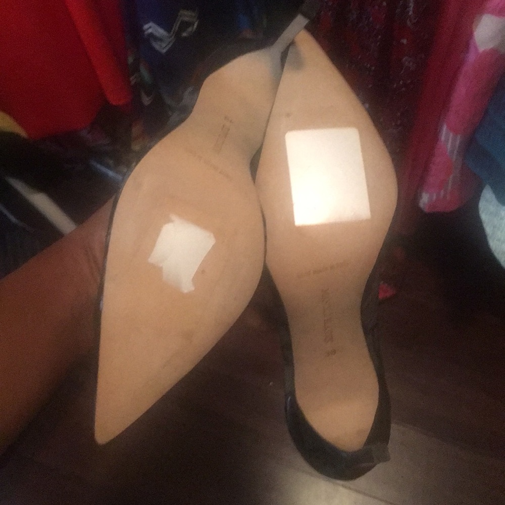 Manolo blahnik lace pumps sz 39 - Picture 3 of 5